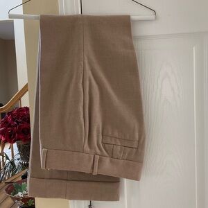 Banana Republic Women's Tan Wide Leg Wool Pants